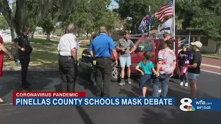 Pinellas School Board extends mask rule indefinitely, upset parent gets arrested