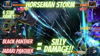 Storm Synergies are Getting Out of Control!! New Black Panther Synergy + Jabari Panther + Apocalypse