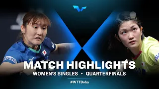 Miyu Kato vs Miyuu Kihara | WS | WTT Contender Doha 2022 (QF)
