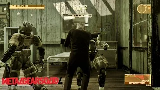 MGS4 Suit Play with Stun Knife ACT 2 Frogs Fights Strategies