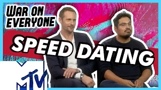 Alexander Skarsgård and Michael Peña Go Speed Dating | MTV Movies