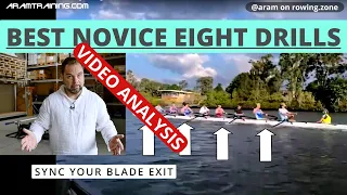 How this #novice #eight can improve instantly - sweep #rowingtechnique  video analysis