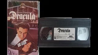 Opening to Drácula (1931 Spanish version) 1992 VHS