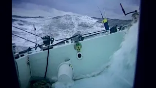 Yves Parlier au coeur des tempêtes du grand sud dans le Vendée Globe 96