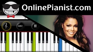 How to play Unbreakable by Janet Jackson - Piano Tutorial