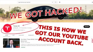 We Got HACKED! | This is How to Get Your YouTube Account Back!