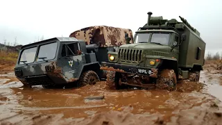 Trucks broke in the mud truck ... Powerful OFFroad 6x6