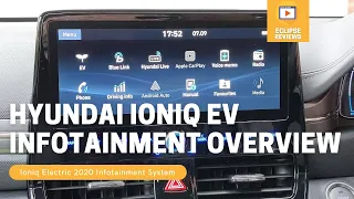 Hyundai Ioniq EV 2020 UK & Other Hyundai Models Infotainment Overview in 4K