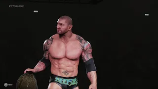 WWE 2K19: BATISTA Entrance as World Heavyweight Champion!