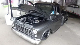 1956 Chevy "Sinister" Pickup with 1,000 HP Twin Turbo and Chevrolet Design Award  SEMA 2018.