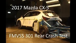 2017-2020 Mazda CX-5 FMVSS 301 Rear Crash Test (50 Mph)