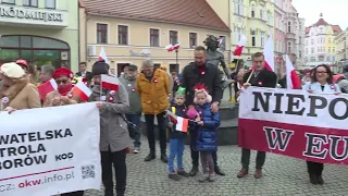 Marsz Niepodległości w Zielonej Górze.