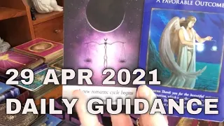 Daily Tarot Reading / Angel / Spirit Messages for 29 April 2021