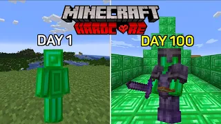 I Survived 100 Days in Minecraft Hardcore...