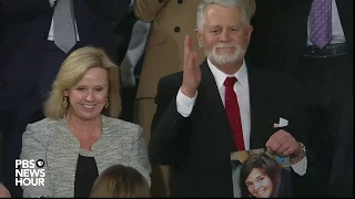 WATCH: Trump recognizes former hostage Kayla Mueller’s parents | 2020 State of the Union