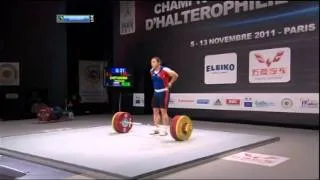 Nadezda Evstyukhina Champion of World on weightlifting 2011 75 kg
