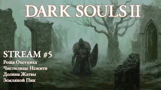 Dark Souls 2 | Стрим №5 | Прохождение | Лор Dark Souls 2 | Роща Охотника, Долина Жатвы, Земляной Пик