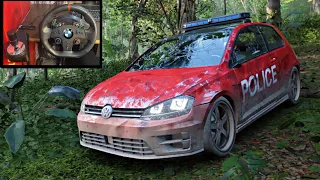 Rebuilding - Police Volkswagen Golf R - Forza Horizon 5 | Thrustmaster T300RS Gameplay.