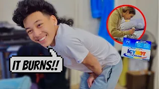 I PUT ICY HOT IN MY BOYFRIENDS UNDERWEAR🔥🍆!!! *BAD IDEA, GONE WRONG*