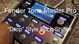 Fender Tone Master Pro - A quick look at the pitch shifter effect