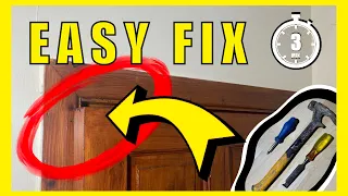 How to fix a door that won’t close, tutorial