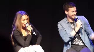 Chris Wood & Kat Graham at BloodyNightcon Brussels Q&A 2015 who to marry in TVD