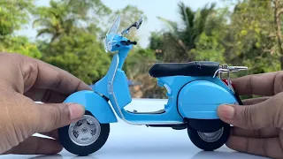 Unboxing of 1:12 Scale Model Vespa Diecast Scooter | Miniature | Diecast Collection | scale model