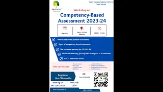 SuperTeacher Super Sunday Workshop on Competency Based Assessment 2023-24 (21st May 2023)