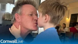 Gordon Ramsay and son Oscar have a new favourite place to eat in Cornwall