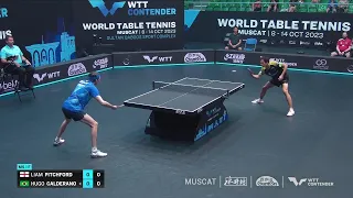 Crazy Final ! Liam Pitchford & Hugo Calderano MS FİNAL World Table Tennis WTT Contender Muscat 2023