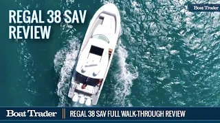 Regal 38 SAV Boat Review - Full Walk-Through