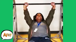 Watch the Bench PRESS HER! 😆 | Funniest Fails | AFV 2020