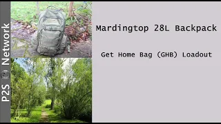 Get Home bag loadout for UK Preppers - Mardingtop 28L | Contents of my GHB