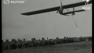 SPORT: Aviation: Gliding at Wingham (1930)