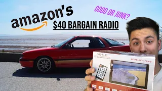 Amazon's CHEAPEST Double Din Radio 2019 Install + Review!