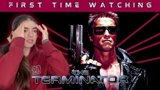 He's so creepy! THE TERMINATOR - Girlfriend First Time Watching | Reaction