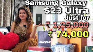 सिर्फ ₹ 74,000/- में खरीदा Latest New Samsung S23 Ultra 🤩