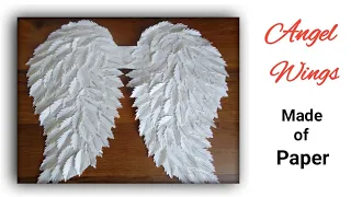 How to make wings for Costume 🕊️|  Easy and Budget Friendly Paper Wings|