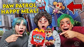 DO NOT ORDER THE PAW PATROL HAPPY MEAL AT 3AM!! (RYDER AND PUPS CAME AFTER US)