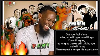 DAMN‼️🔥 I Was Sleeping On EMINEM - No Apologies | REACTION 🔥🔥 (Fan Vote)