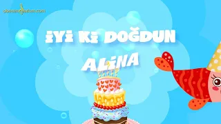 İyi ki Doğdun ALİNA - İsme Özel Kırmızı Balık Doğum Günü Şarkısı