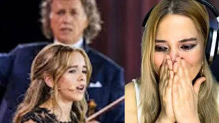 First time Reaction “15 Year Old Emma Kok Sings Voilà - AndréRieu, Maastricht 2023 official video”