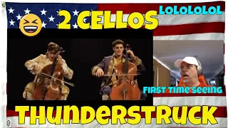 2CELLOS - Thunderstruck [OFFICIAL VIDEO] - First Time hearing / seeing - freaking AWESOME and FUNNY!