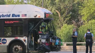 1 dead, 2 critical after wrong-way crash with CTA bus