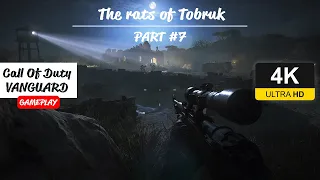 Part 7 - The rats of Tobruk - Call of Duty Vanguard 4K 60 fps Campaign Gameplay on PS5