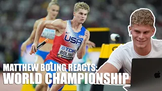 Matthew Boling World Championships Race Reaction