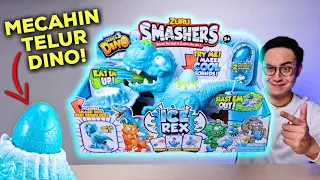 T-REX INI BISA MECAHIN TELURNYA SENDIRI! | ZURU SMASHERS DINO ICE  AGE ICE REX UNBOXING & REVIEW