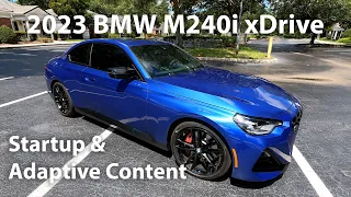 2023 BMW M240i xDrive Startup Sound and Adaptive Content