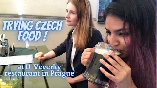 Trying Czech food | Prague Czech Republic | Anny on fleek