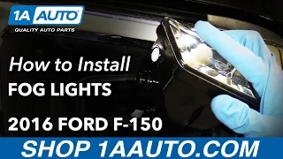 How to Replace Fog Light Assembly and Bulbs 15-19 Ford F-150